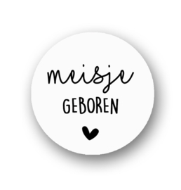 SLUITSTICKER, 20 stuks | MEISJE GEBOREN