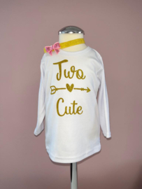 VERJAARDAG SHIRT TWO CUTE | MAREL