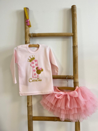 VERJAARDAGKLEDING ROZE, 1,2,3,4, JAAR | DOTTIE
