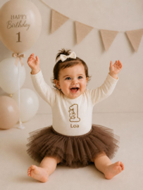 VERJAARDAGSET TUTU IVOOR/LATTE | LOA