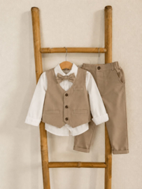 BRUIDSJONKER PAK KHAKI | BENNIE (4-delig)