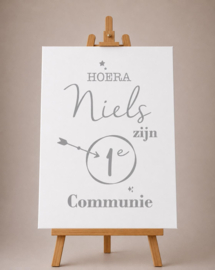 RAAMSTICKER (50 x 80 cm)| COMMUNIE
