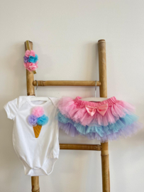 TUTU SET CAKESMASH OUTFIT, 3-delig | IJSJE 80/86