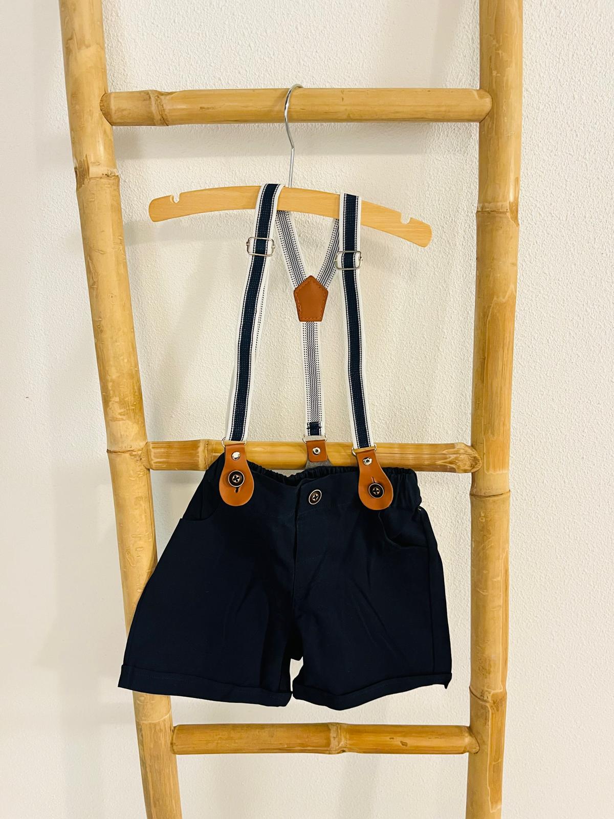 BRUIDSJONKER PAK BLAUW kort | DANI (4-delig)