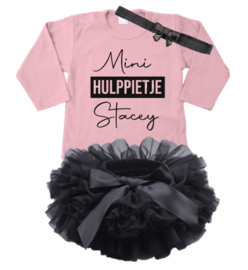 SINTERKLAAS OUTFIT | MINI HULPPIETJE 0 t/m 4 JAAR + NAAM