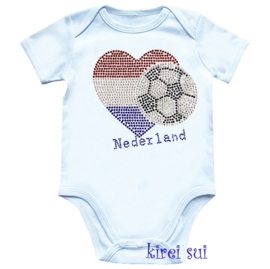 Baby - Koningsdag romper Nederlandse vlag