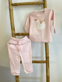 COMFYPAK OF PYJAMA ROZE  + NAAM | ZWAAN