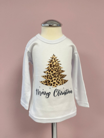 KERST SHIRT + haarband, LAATSTE MT 98  | MERRY CHRISTMAS