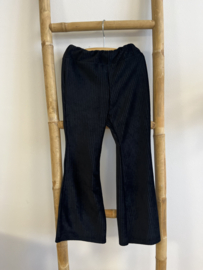 KINDER FLAIR PANT RIB ZWART | ANGEL