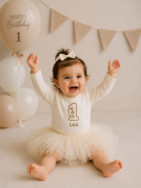 VERJAARDAGSET TUTU IVOOR/LATTE | LOA