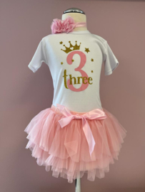 VERJAARDAGSET TUTU ROZE, 1 T/M 4 JAAR | MARIT