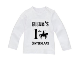 SINTERKLAAS SHIRT | 1 STE T/M 6 DE SINTERKLAAS + NAAM