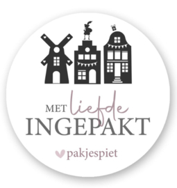 SLUITSTICKER SINTERKLAAS | PAKJESPIET