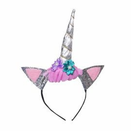 UNICORN DIADEEM ZILVER *