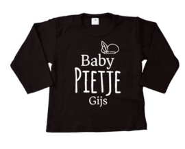 SINTERKLAAS SHIRT | BABY PIETJE + NAAM