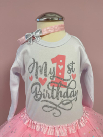 VERJAARDAGSET BIRTHDAY ZILVER 1 T/M 2 JAAR | SHIRLEY