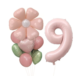 BALLONNENSET BLOEM, 9 JAAR, 13-DELIG | AYANA