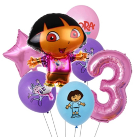 BALLONNEN DORA, 7-DELIG | 3 JAAR