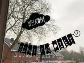RAAMSTICKER SINTERKLAAS | WELKOM SINT EN PIET