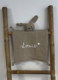 KNUFFEL HAAS ALLE KLEUREN MET NAAM  | LOVE