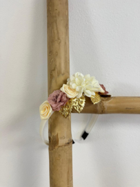 DIADEEM BLOEMEN, GOUD | FIEN