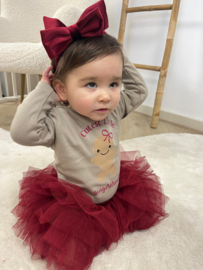 KERSTSET BURGUNDY | CUTEST LITTLE GINGERBREAD
