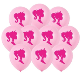 BALLONNEN ROZE BARBIE | 5 STUKS