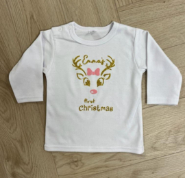 KERST SHIRT GOUD + NAAM | JOAN