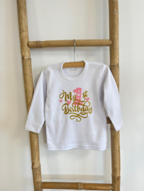 VERJAARDAG SHIRT MY FIRST BIRTHDAY, ALLE LEEFTIJDEN | SHIRLEY