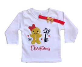 KERST SHIRT + haarband | PEPERKOEK MY FIRST