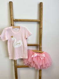 TUTU SET ROZE + NAAM | ZWAAN