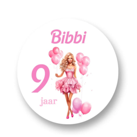 TRAKTATIE STICKER, 20 stuks | BARBIE