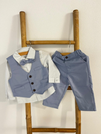 BRUIDSJONKER PAK DUSTY BLUE | BENNIE (4-delig)