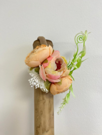 HAARBAND BLOEMEN, PEACH | YARA