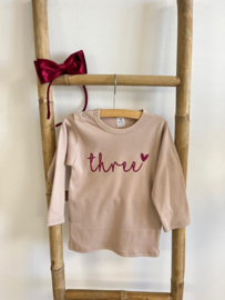 VERJAARDAG SHIRT LATTE 1, 2 ,3, 4 JAAR  | EMELIE