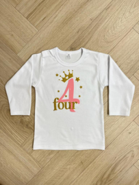 VERJAARDAG SHIRT ROZE, ALLE LEEFTIJDEN | MARIT