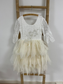BRUIDSMEISJESJURK TULE ROOM WIT | AMBER