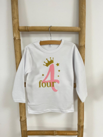 VERJAARDAG SHIRT ROZE, ALLE LEEFTIJDEN | MARIT
