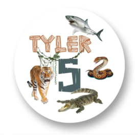 TRAKTATIE STICKER, 20 stuks | WILD LIFE 2