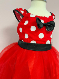 FEESTJURK MINNIE MOUSE + DIADEEM | VICKY* 80/86/92