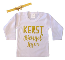 KERST SHIRT + NAAM + haarband | KERST (B)ENGEL (alle leeftijden!)