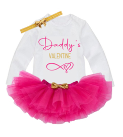 Daddy's Valentine pink (3-delig)