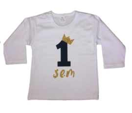 VERJAARDAGSHIRT 1 TM 5 JAAR + NAAM | NATHAN