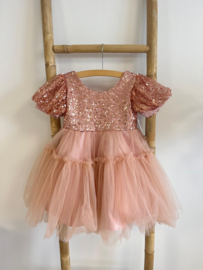 FEESTJURK DEEP PINK + haarband | CHIARA *