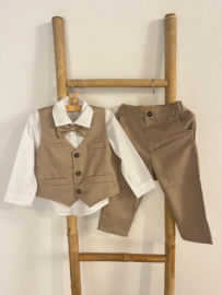 BRUIDSJONKER PAK KHAKI | BENNIE (4-delig)