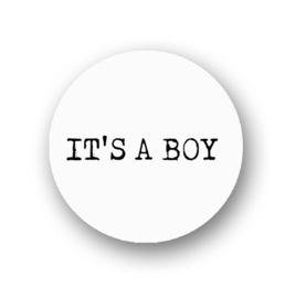 SLUITSTICKER, 20 stuks | IT'S A BOY