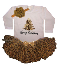 Merry Christmas tree luipaard (3-delig)