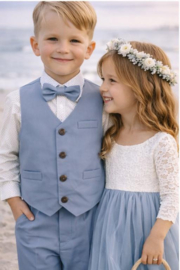 BRUIDSJONKER PAK DUSTY BLUE | BENNIE (4-delig)