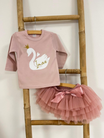 VERJAARDAG TUTUSET 1, 2 ,3, 4 JAAR DEEP PINK | ZWAAN