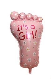 FOLIE BALLON 44 x 21 CM | VOET IT'S A GIRL